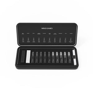 MIND GAMES 10 Piece Soulmate Discovery Set - Designer Perfume Set for Women &amp Men with The Forward Sans Voir Vieri Lionora Queening Gambit Ruy Lopez French Defense Sissa En Prises