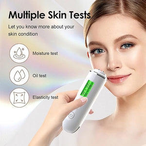 Hydration MonitorCorneometer Skin Hydration MeterSkin Analysis Machine ProfessionalMultifunctional Hydration Test and Tracking Device for Skincare with LCDSkin Hydration Tester