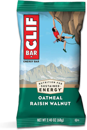 Clif Bar Energy Bar Oatmeal Raisin Walnut - 12 - 2.4 oz (68 g) bars [28.8 oz (816 g)]