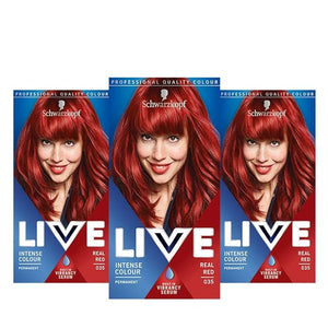 Schwarzkopf Live Intense Permanent Hair Colour Real Red (number 35) 142ml