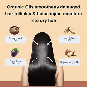 Moist Diane Keratin Shampoo and Conditioner Set for Women &amp Men Anti-Frizz Shampoo &amp Conditioner with Argan Oil &amp Marine Protein from Japan Silicone&amp Sulfate Free EXTRA SMOOTH &amp