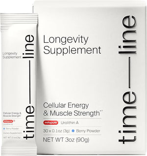 Timeline Mitopure Urolithin A Supplement Powder - Clinically Proven Support for Healthy Aging and Cellular Renewal - Mitoceutical for Muscle Support and Longevity