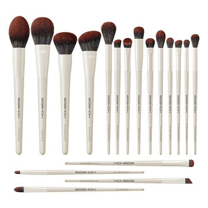EIGSHOW Makeup Brushes 18Pcs Professional Make Up Brush Set with Lables For Foundation Blush Contour Eyeshadow Eyeliner Cruelty-Free Vegan (MUA PRO)