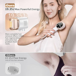 Aopvui IPL Laser Hair Removal for Women and Men, 3-in-1 Upgraded Permanent Hair Removal Device, 999,900+ Flashes Home Lazer Hair Remover for Armpits Legs Arms Bikini
