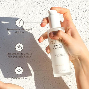 Rahua Omega 9 Hair Mask Vegan Deep Conditioning Treatment for Damaged &amp Dull Hair Oil Sunflower Seed Oil &amp Quinoa Protein for Softness &amp Shine Lavender &amp Eucalyptus Aroma 7.6 Fl Oz