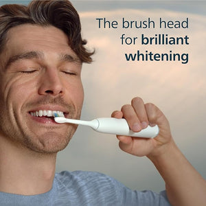 Philips Sonicare W DiamondClean - Genuine Replacement Electric Toothbrush Heads White 4 Pack One Year Supply HX6064/65