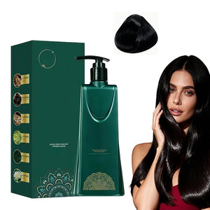 Mild Formula Long Lasting Hair Dye Set Hair Dye Brush And Bowl Set Ingredients 3 In 1 Hair Dyes Kit With Nourishing Natural (Black)