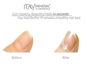 Nail Buffer by Itay Mineral Cosmetics Natural Nail Shiner 4 Way Block Diamond Buffing Block 3 Count
