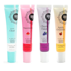 Rosee Lip Gloss Vegan &amp; Cruelty Free Treatment, Professional Make up, Long Lasting Glossy with Shea Butter, Moisturize, Protect &amp; Smooth, High Shine, Non-Sticky (v. Set of 4-3, 0.5)