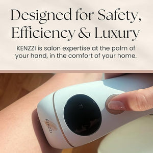 Kenzzi IPL PRO Hair Removal Device - IPL Laser Hair Removal and Rejuvenating Technology - Pain-Free at Home Laser Hair Removal for Whole Body Treatment