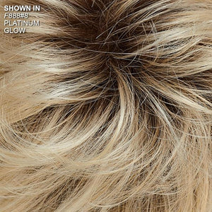 Paula Young Dance Whisperlite Wig Short Fashion-Forward Wavy Wig with Razor-Cut Bangs and Luscious Layers/Available in Multi-tonal Shades of Blonde Grey Brown and Red