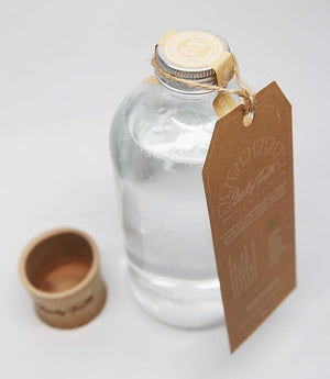 Organic MouthWash - Plus WHITENING - Whitens Refreshes. Food Grade Peroxide + Essential Oils. Vegan and Cruelty Free. Glass Jar 16 OZ