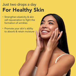 Super Natural Goods Liquid Biotin &amp Collagen 70000mcg Hair Growth Vitamin Drops - Radiant Skin Strong Nail Support - High Potency Hair Loss Supplement for Damaged Strands for Men &amp Women (4