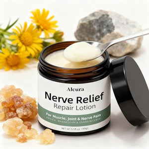 Alcura Nerve Cream, Alcura Neuropathy Lotion with Arnica, Daily Nourishment for Health, Suitable for Knee, Lumbar, Neck, Hand and Foot -3.5OZ (Alcura Organics Cream - 2Pcs)