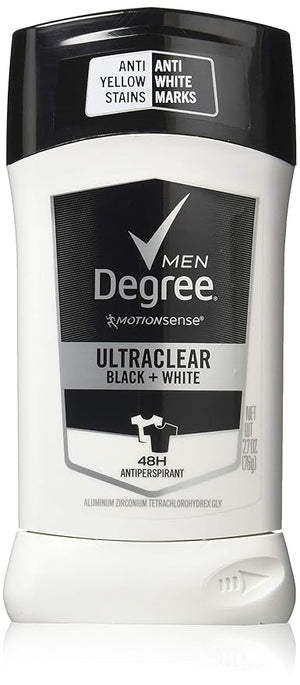 Degree Deodorant 2.7 Ounce Mens Ultra Clear Black &amp White (79ml) (6 Pack)