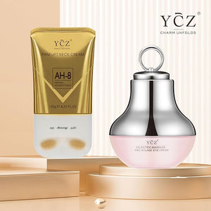 Ycz Neck-Eye Care Tightening &amp; Revitalizing Set -Smooth of Fine Lines, Eye &amp; Neck Treatment, Skin Moisturizer, Deep Moisturizing Skincare