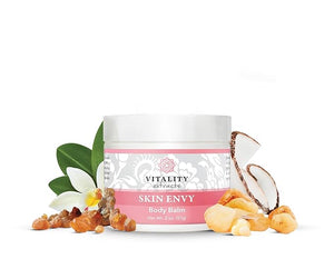 Vitality Extracts Skin Envy Balm - Moisturizer, Beeswax, Vitamin A, Skin Care, All Natural, Coconut Oil