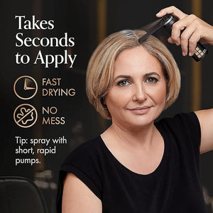 Michel Mercier Hair Root Touch Up Spray with Unique Applicator Protects Hairline and Scalp Health Fast and Easy Grey Hair Cover Up Concealer for Women and Men (Beige Blonde)