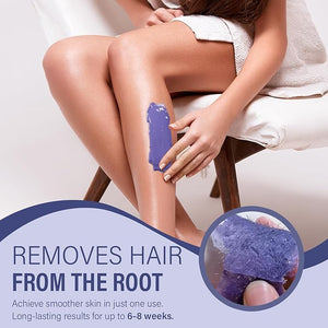 KeShi Waxing Kit Painless Hair Removal Wax Warmer with 6 Bags Hard WaxBeans for Full Body Legs Face Eyebrows &amp Bikini? Ideal for Both Women &amp Men