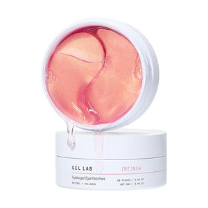 Gel Lab RENEW Retinol &amp Collagen Under Eye Patches - Korean Skincare Hydrating Eye Mask for Fine Lines Wrinkles Firming Brightening - 60 Patches