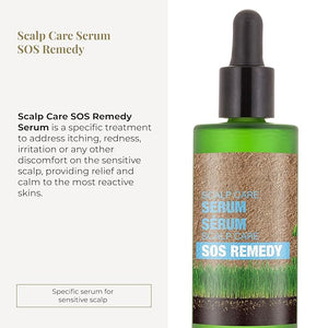 SALERM - Sensitive Scalp Serum - Scalp Care SOS Remedy Serum Biokera Natura - 45 ml - with Honey and Willow Extract - Helps Mantain Scalp Comfort - Lightweight and Nourishing Formula