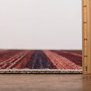 Keen Home Design 10x14 Rug - Machine Washable Area Rug with Non-Slip Backing Ideal for Living Room Dining Room Bedroom - Vintage Easy Clean Durable Low Pile Rug - (9'7 x 14')