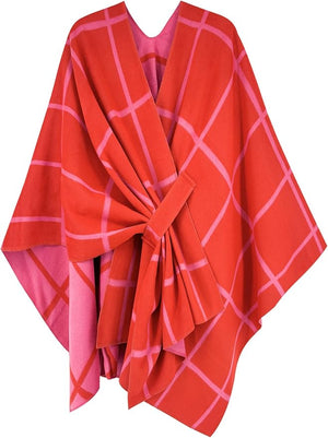 Moss Rose Women's Shawl Wrap Poncho Ruana Cape Open Front Cardigan Shawls for Fall Winter