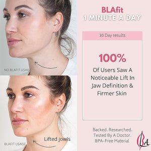 Lip Plumper Device | Non-Invasive Lip Plumping Device, Pain-Free | 60-Second Daily Exercise for Fuller Lips, Defined Jawline &amp; Firmer Skin, MADE IN USA (Peachy Pink)