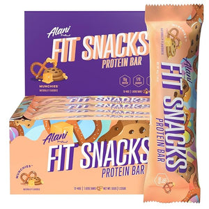 Alani Nu Fit Snacks Protein Bar - Munchies - 12 Bars