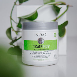 INOAR Cicatrifios Hair Mask with RejuComplex3 for Deep Repair Frizz Control &amp Enhanced Softness 17.6 Fl Oz