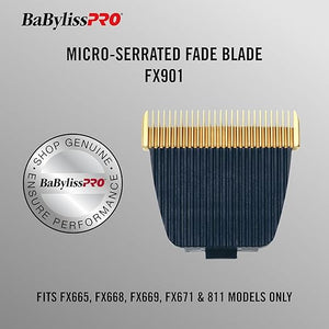 BaBylissPRO Barberology FX901 DLC Gold/Titanium Micro-Serrated Replacement Blade