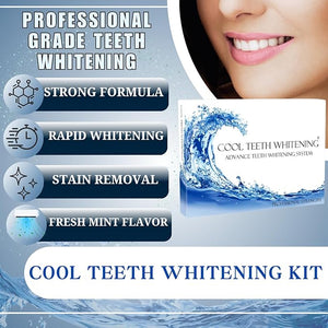 Teeth Whitening Kit 10 Syringes Strongest 44% Carbamide Peroxide Vegan Teeth Whitening Gel Light and Teeth Bleaching Trays Included
