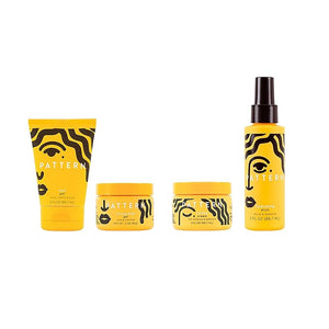 PATTERN Beauty Mini Stylers Kit 3 fl oz. - for Curly Coily &amp Tight Textured Hair - Includes Hydrating Mist Curl Gel Styling Cream &amp Strong Hold Gel