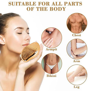 Crystal Hair EraserSimple and Fast Magic Hair EraserSuitable for the Painless Hair Eraser for Women and Men's Arms Legs and Back Crystal Hair Remover£¨Equipped with a Folding Nail File£©