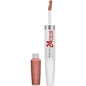 Maybelline New York Superstay 24, 2-step Lipcolor, More and More Mocha 141