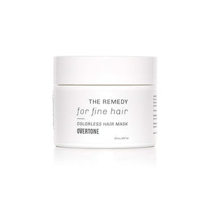 oVertone Haircare The Remedy for Fine Hair Colorless Hydrating Mask with Shea Butter &amp Coconut Oil Cruelty-Free 8 oz