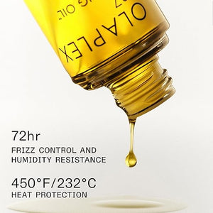 Olaplex No. 7 Bonding Oil Concentrated High Shine Heat Protectant | Visibly Smooths &amp Softens Hair | Added Color Vibrancy | Up to 72 Hour Frizz Control | For All Hair Types | 1 fl oz