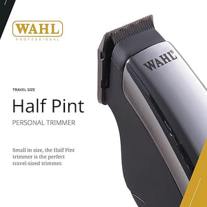 Wahl Professional Half Pint Trimmer Compact Travel Size Lightweight Battery-Operated (AA) Includes 2 Trimming Guides