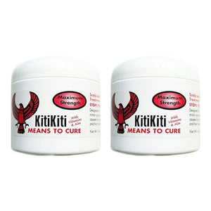 KitiKiti Scalp and Skin Treatment Maximum Strength 4oz Jar (2 Pack)