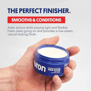 Huron Men¡¯s Pomade ? Conditioning &amp; Light Hold Hair Styler ? Versatile Grooming Cream for Smooth, Flexible Style with Matte Finish ? 2.7 oz (2 Pack)