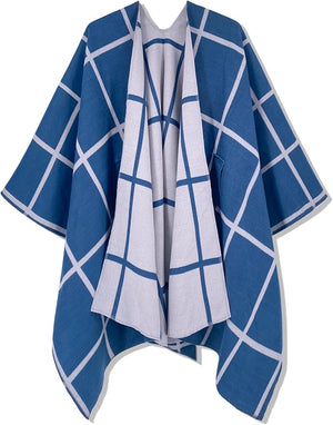 Moss Rose Women's Shawl Wrap Poncho Ruana Cape Open Front Cardigan Shawls for Fall Winter