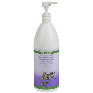 Medline Remedy Unscented Olivamine Skin Repair Cream and Body Lotion 32 Fluid Ounce