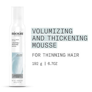 Nioxin Density Defend Styling Mousse | Volumizing + Thickening Support | 6.7 Fl oz.