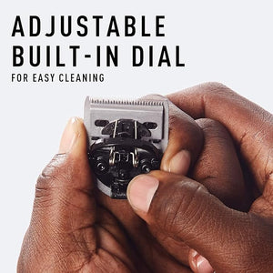 Bevel Beard Trimmer for Men - Cordless Trimmer 6 Hour Rechargeable Battery Life Tool Free Adjustable Zero Gapped Blade Barber Supplies Mustache Trimmer Silver