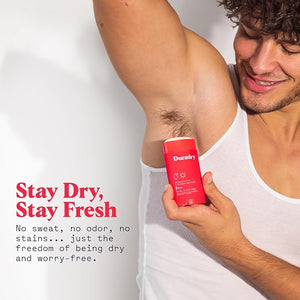 Duradry Clinical-Strength Antiperspirant Deodorant for Women and Men ? Clean Formula with Natural Ingredients ? Fights Odor &amp; Excessive Sweat ? Limitless (Cool Citrus + Cedar) - Pack of 2