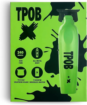 TPOB X Digital Brushless 7200rpm Professional Hair Trimmer Hair Clippers for Men Psycho Blade Trimmer Cordless Rechargeable Edgers Clippers