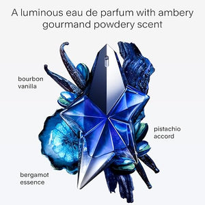 MUGLER Angel Stellar Eau de Parfum - Womens Perfume Travel Set ($134 Value) - Ambery Gourmand - With Pistachio Vanilla &amp Woody Accord - 0.8 Fl Oz &amp 0.3 Fl Oz Fragrances
