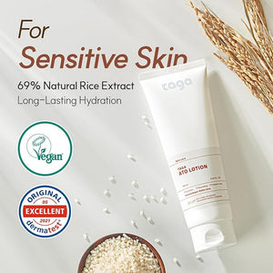 TAGA ATO Lotion 250ml | Vegan Hypoallergenic Moisturizer for Sensitive &amp Dry Skin | Lightweight Fast-Absorbing Body Lotion | Non-Sticky Daily Hydration for the Whole Family