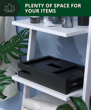 ROYAL CRAFT WOOD Premium Foldable Bathtub Tray - Wood Bath Tray for Tub Bamboo Shelf Expandable Bath Table Trays Bathtub &amp Bathroom Accessories for New Home &amp Mothers Day &amp Birthday Gif