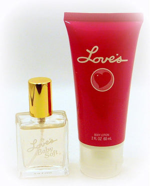 Love's Baby Soft by Dana Gift Set ~ .5oz Cologne Mist &amp; 2oz Body Lotion (Quantity 1)